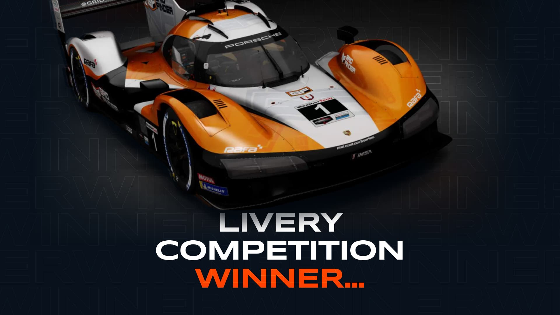 Announcing the Winner of the Grid Finder Livery Design Competition!